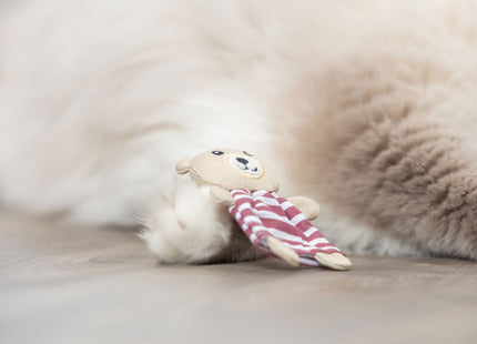 Trixie Bär – Stoffspielzeug mit Katzenminze 12cm