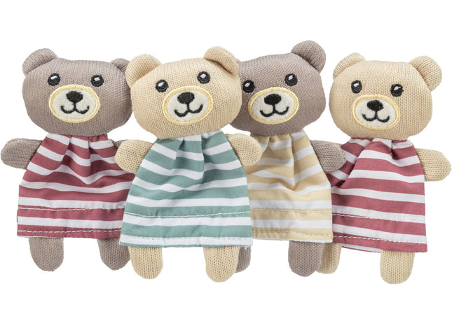 Trixie Bär – Stoffspielzeug mit Katzenminze 12cm