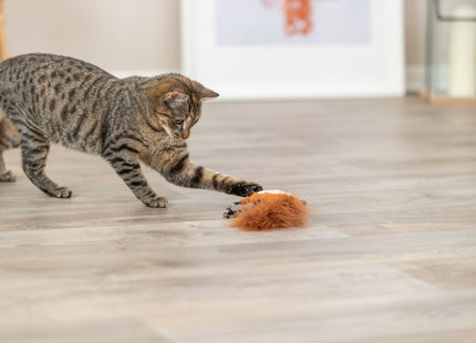 Trixie Eichhörnchen - Plüschspielzeug mit Feder