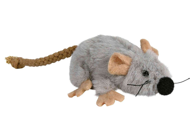 Trixie Spielmaus - grau, 7cm Plüsch mit Catnip