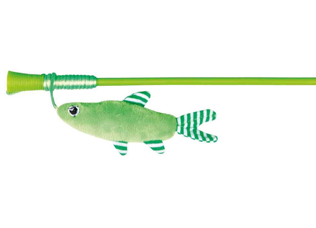 Trixie Spielangel mit Fisch - Katzenspielzeug 42cm