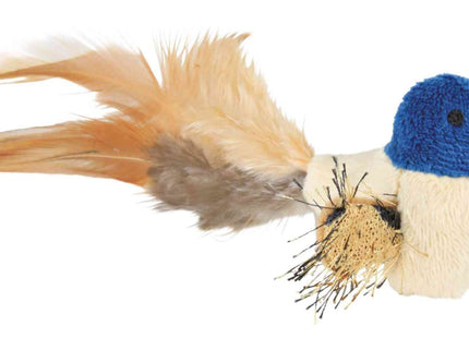 Trixie Vogel mit Federn - Plüsch, 8 cm