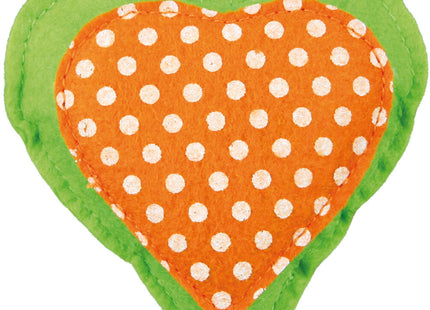 Trixie Filzherz mit Baldrian - Katzen-Spielzeug 11cm