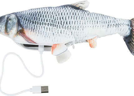 Trixie Zappelfisch - Stoffspielzeug mit Katzenminze 26cm