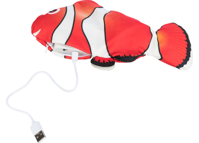 Trixie Zappelfisch - Stoffspielzeug mit Katzenminze 26cm