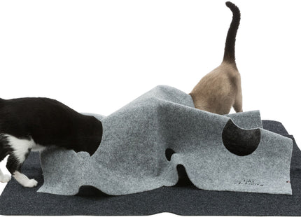 Trixie Cat Activity Carpet – Katzen-Spielteppich 99x99cm