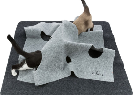 Trixie Cat Activity Carpet – Katzen-Spielteppich 99x99cm