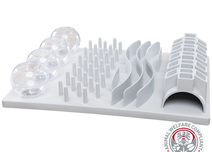 Interaktives Katzenspielzeug in Weiss - Trixie Cat Activity Fun Board