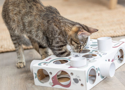 Trixie Cat Activity Paws'n'Treats Box - Pappe, 35×7×20cm