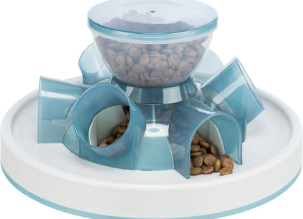 Trixie Cat Activity Tunnel Feeder - Katzenfutterspender, grün