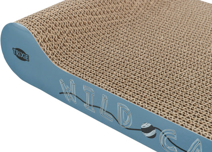 Trixie Kratzpappe Wild Cat – Katzenkratzpappe blau