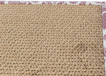 Trixie Kratzpappe mit Bällen pink - Kratzspielzeug Katze