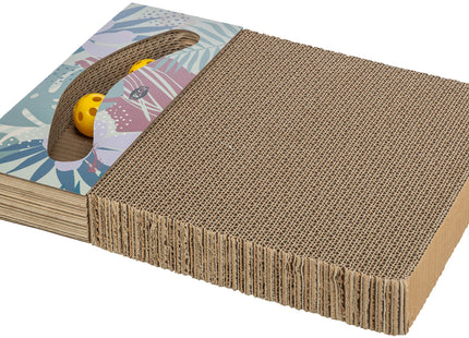 Trixie Kratzpappe mit Bällen bunt 38×5×30cm