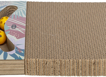 Trixie Kratzpappe mit Bällen bunt 38×5×30cm