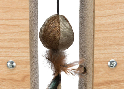 Trixie Kratzsäule - Kratzpappe MDF Jute 62 cm