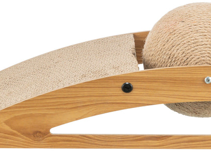 Trixie Kratzrampe mit Ball - Kratzpappe MDF Katze