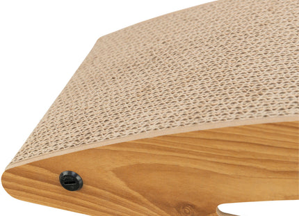 Trixie Kratzrampe mit Ball - Kratzpappe MDF Katze