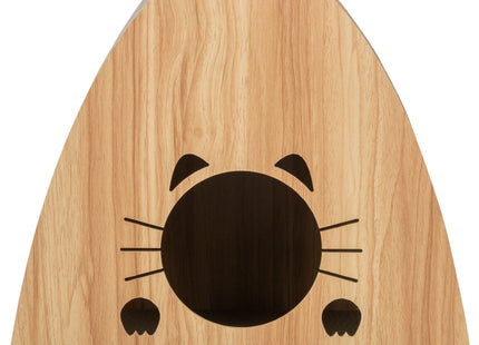 Trixie Kratzhaus – Kratzpappe hellbraun 48×48×28 cm