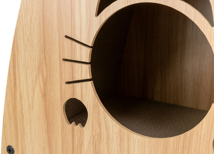 Trixie Kratzhaus – Kratzpappe hellbraun 48×48×28 cm