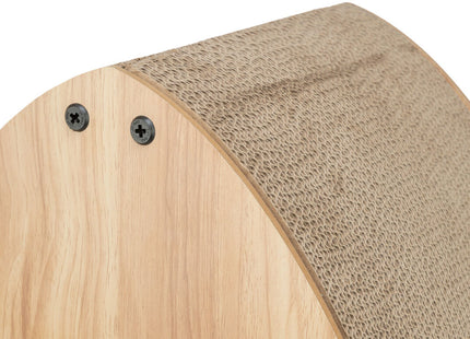 Trixie Kratzhaus – Kratzpappe hellbraun 48×48×28 cm