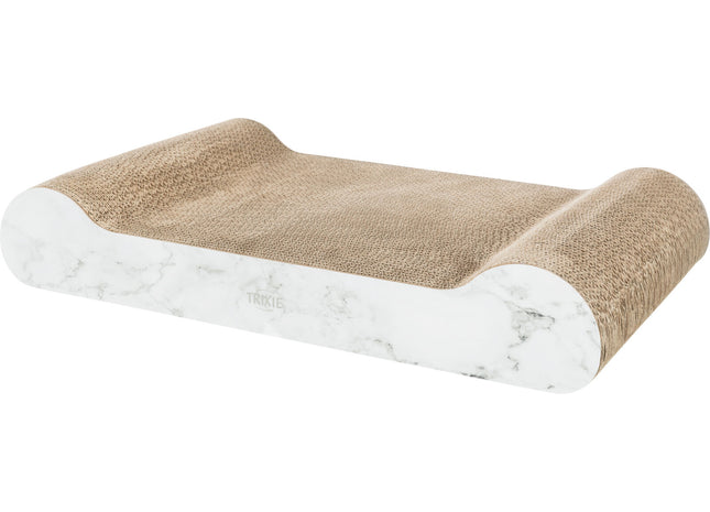 Trixie Kratzpappe XXL - Katzenkratzbrett hellgrau