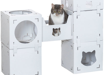 Trixie Casa Cara - Katzenmöbel Set, weiss, Pappe