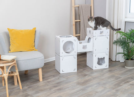 Trixie Casa Cara - Katzenmöbel Set, weiss, Pappe