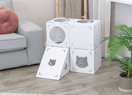 Trixie Finca Felice - Katzenmöbel aus Pappe, weiss