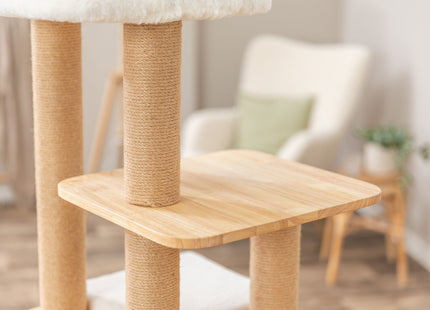 Trixie Kratzbaum Thiago - Naturholz, 147 cm hoch