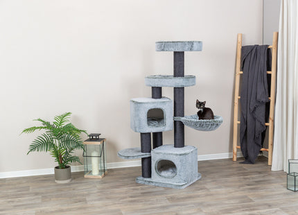 Trixie Kratzbaum Miguel – Katzenbaum grün-weiss 146 cm