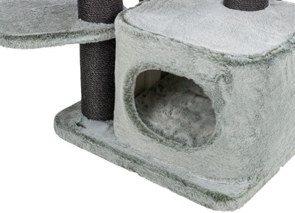 Trixie Kratzbaum Miguel – Katzenbaum grün-weiss 146 cm