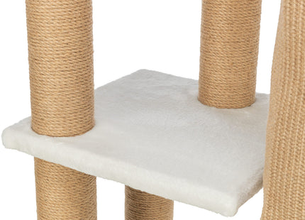 Trixie Kratzbaum Active - Katzenkratzbaum, weiss, 150 cm