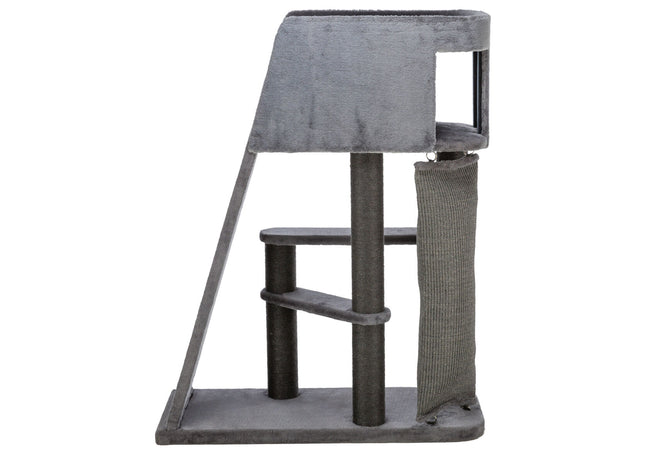 Trixie Kratzbaum Active – grau, 122 cm, mit Rampe