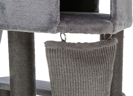 Trixie Kratzbaum Active – grau, 122 cm, mit Rampe