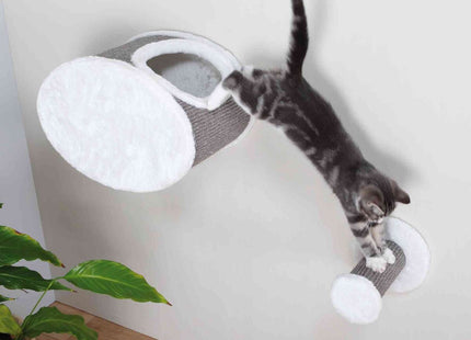 Trixie Kletterstufe - Katzenwandstufe weiss/grau