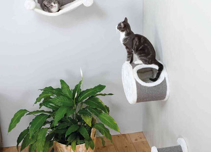 Trixie Kletterstufe - Katzenwandstufe weiss/grau