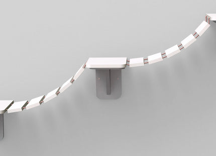 Trixie Kletterleiter weiss, Wandmontage, bis 5 kg