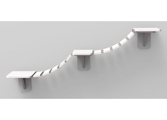 Trixie Kletterleiter weiss, Wandmontage, bis 5 kg