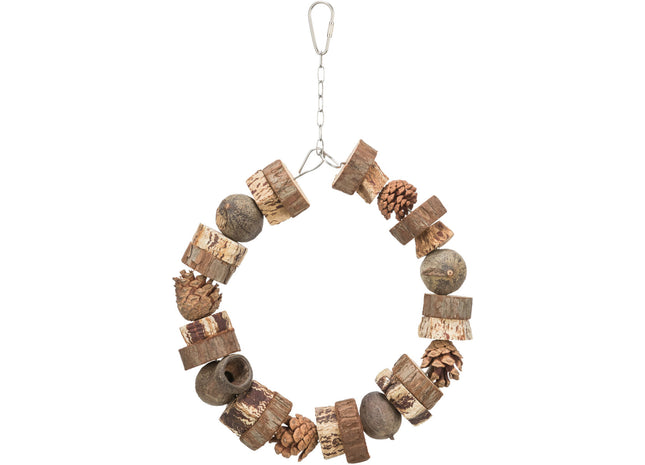Trixie Ringschaukel - Holz, Tannenzapfen, ø18cm