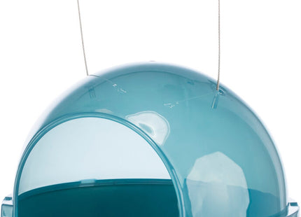 Trixie Badehaus rund blau – Vogelbad, 20×20×17.5 cm