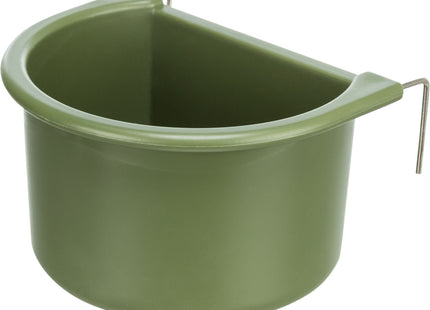 Trixie Hängenapf für Hunde und Katzen - Edelstahl Napf zum Aufhängen - Fressnapf für Haustiere mit rutschfester Halterung