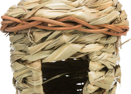 Trixie Grasnest für Vögel ø11 cm - Natürliches Vogelnest aus Gras, ideal für kleine Vögelarten