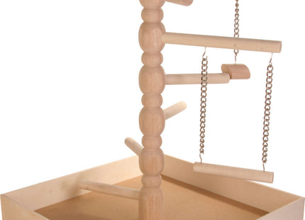 Trixie Spielplatz für Papageien - hochwertiges und unterhaltsames Spielzeug für Papageien, um ihre natürlichen Verhaltensweisen zu fördern