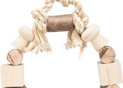 Trixie Bogenschaukel aus Holzklötzen