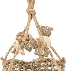 Trixie Seegras Schaukel – Vogel Spielzeug 19x19cm