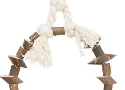 Trixie Schaukel Naturholz - Hochwertige Schaukel für Haustiere aus Naturholz