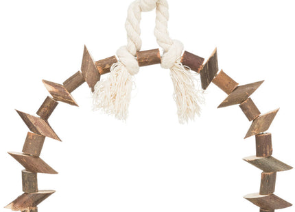 Trixie Schaukel Naturholz - Hochwertige Schaukel für Haustiere aus Naturholz