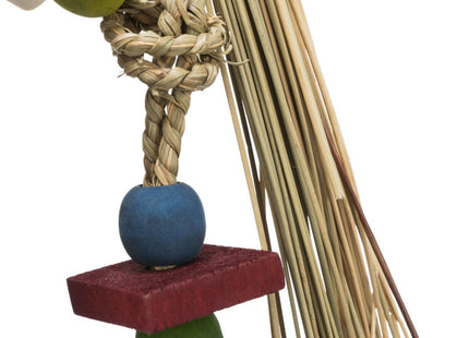 Trixie Holzspielzeug mit Weidenbällen - Naturholz, 56cm