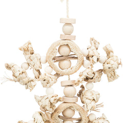 Trixie Naturspielzeug – Bananenblätter Holz Luffa 42cm