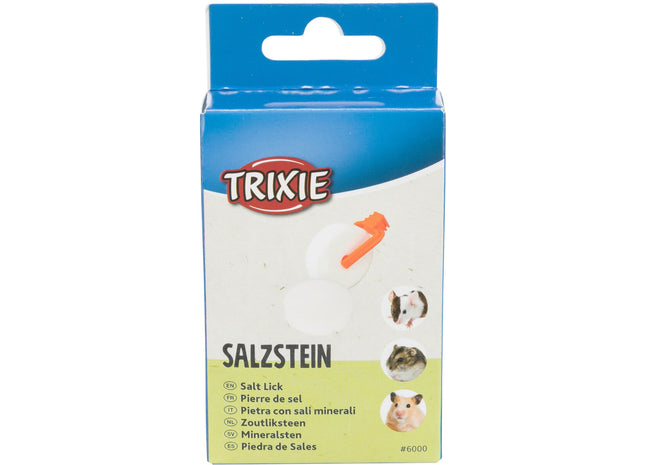 Trixie 2 Salzlecksteine mit Halter 54 g